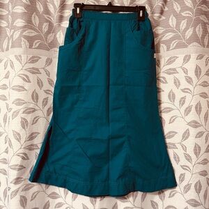Butter-soft Dark Teal Women's Scrub Skirt